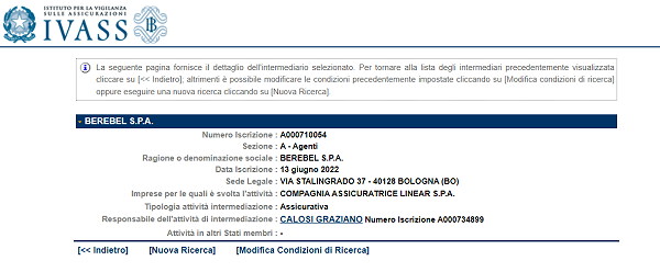 Rebel iscrizione Registro Unico Intermediari Assicurativi